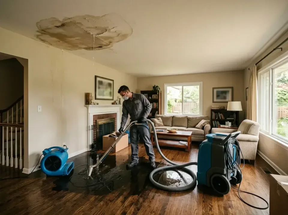 attic-pipe-burst-ceiling-drip-008 — frequently asked questions, Water Damage Restoration & Carpet Care in Spring Hill, KS